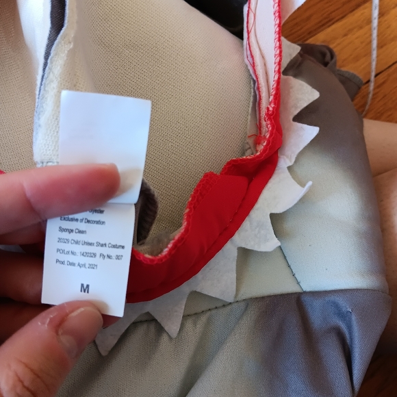 Kids Gray Shark Costume - Picture 9 of 12